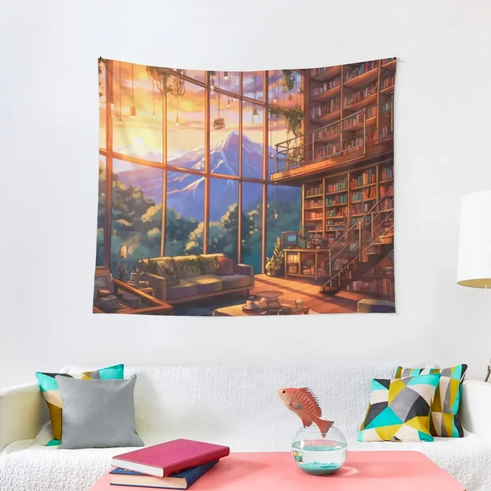 

A dream library Tapestry House Decorations Wall Mural Tapestry