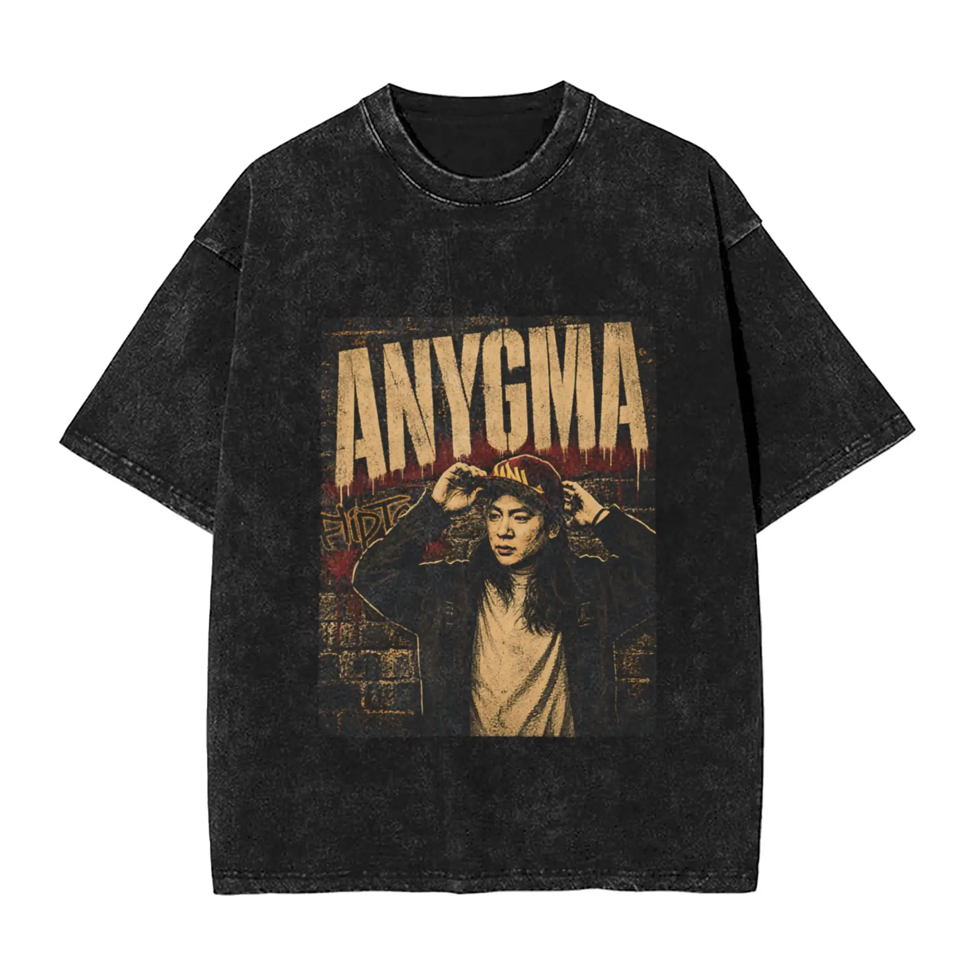 Pinoy Hip Hop Artist - Anygma Classic Stylish A Vintage Oversized Cotton Unisex T-Shirts