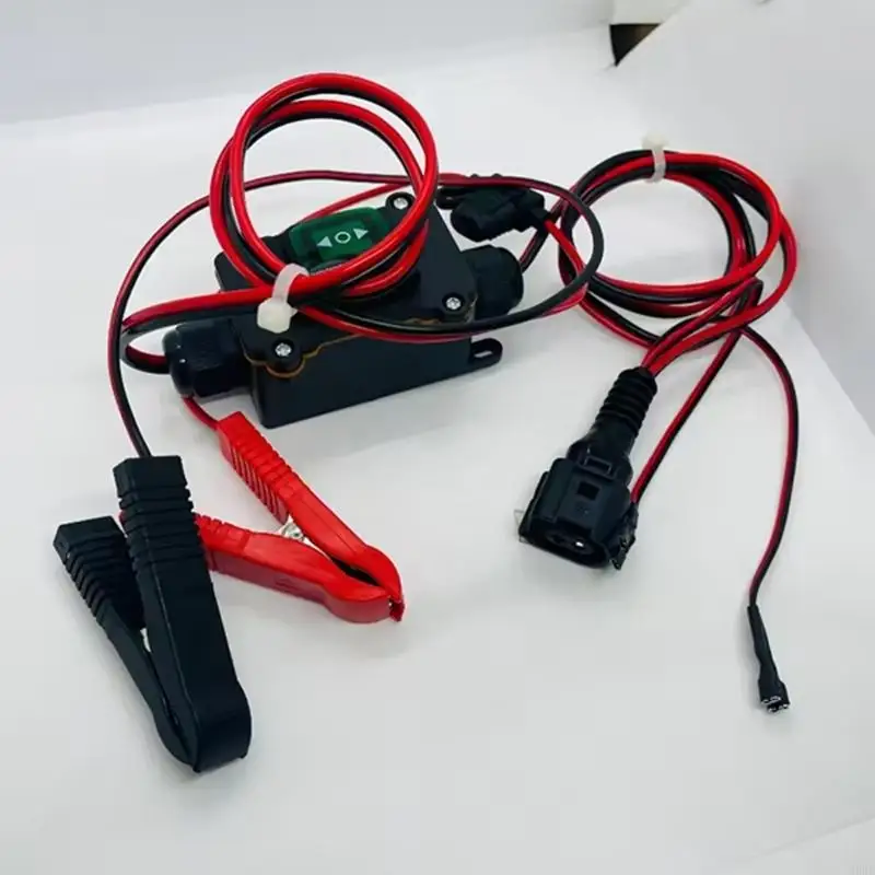 Automotive Motor Test and Service Tool, 12V Forward and Reverse Control with Red and Black Clamps for Parking Brake Motor H9EE