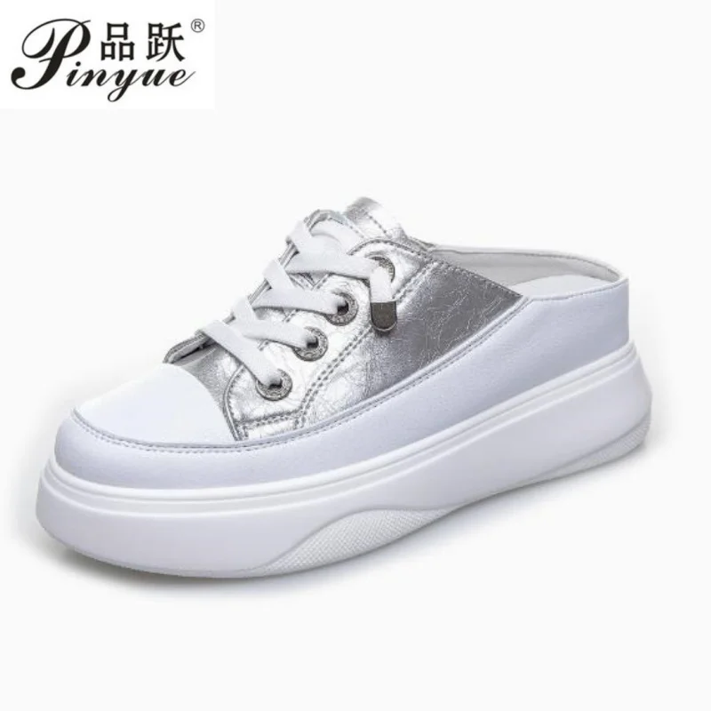 

Women Slides Platform Wedge Slippers Loafers Height Increasing Shoes Women Mules Sandals for Women Casual shoes 31-40