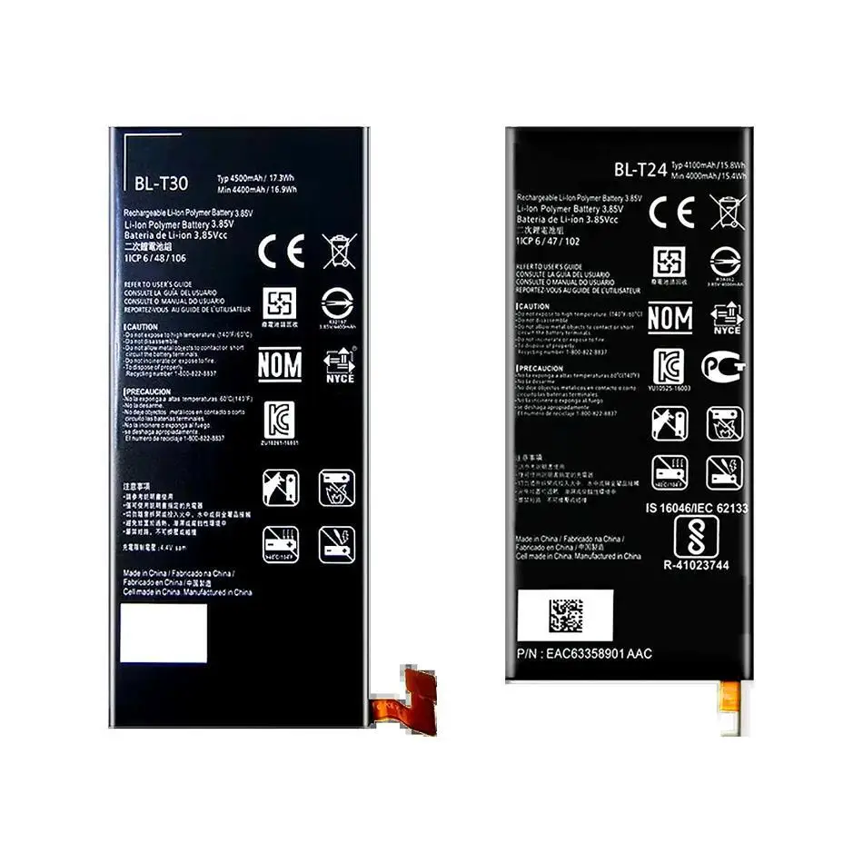 

Mobile Phone Battery Fast Charging BL-T30 BL-T24 4500Mah Power K220ds M320 2 II
