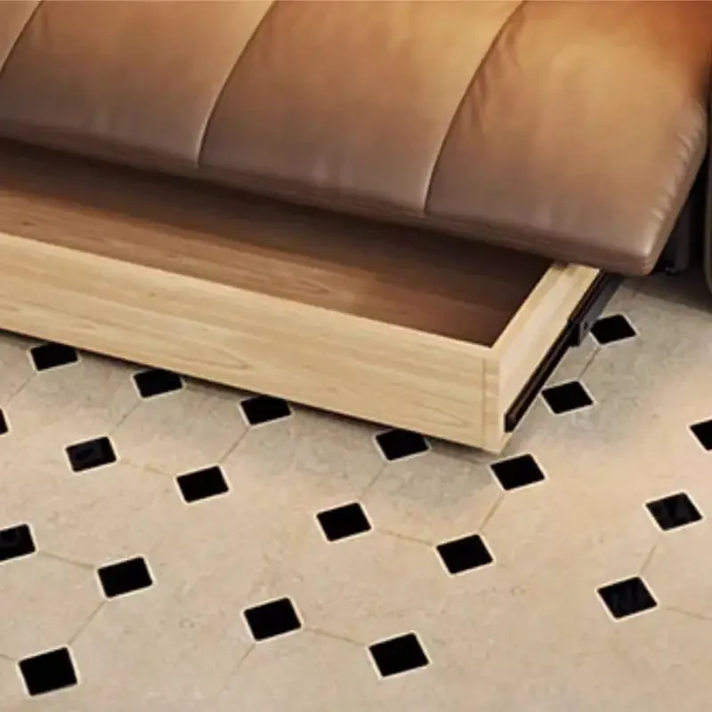 Designer Foldable Electric Sofas Brown Classic Style Quality Living Room Sofas Lounges Relax High Canape Lit Furniture For Home
