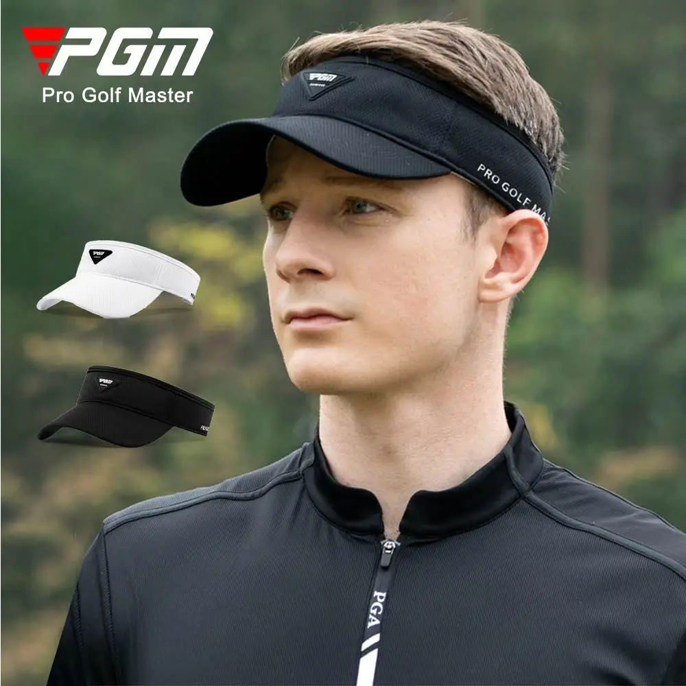 PGM Golf Cap MZ063 Men Polyester Fiber Adjustable Sunshade and Sunscreen Headless Hat Breathable Sweat Absorbing Sports Capless