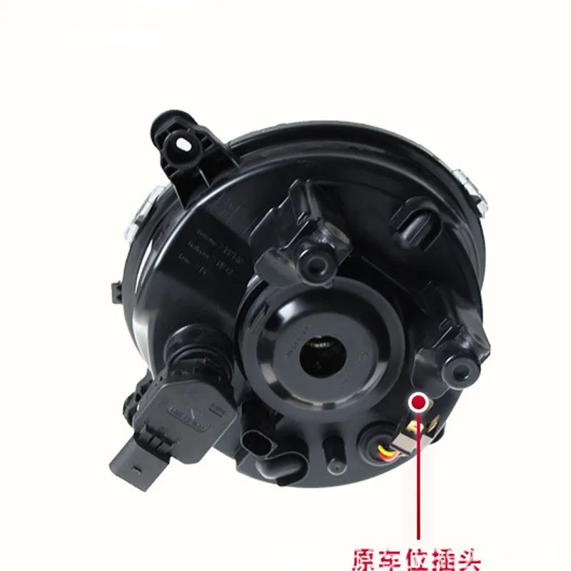 تصفيف السيارة مجموعة مصابيح أمامية مصباح زينون لسيارة جيب فريلانسر 2011-2015 شعاع عالي DRL أضواء النهار الجري المصباح الأمامي #5