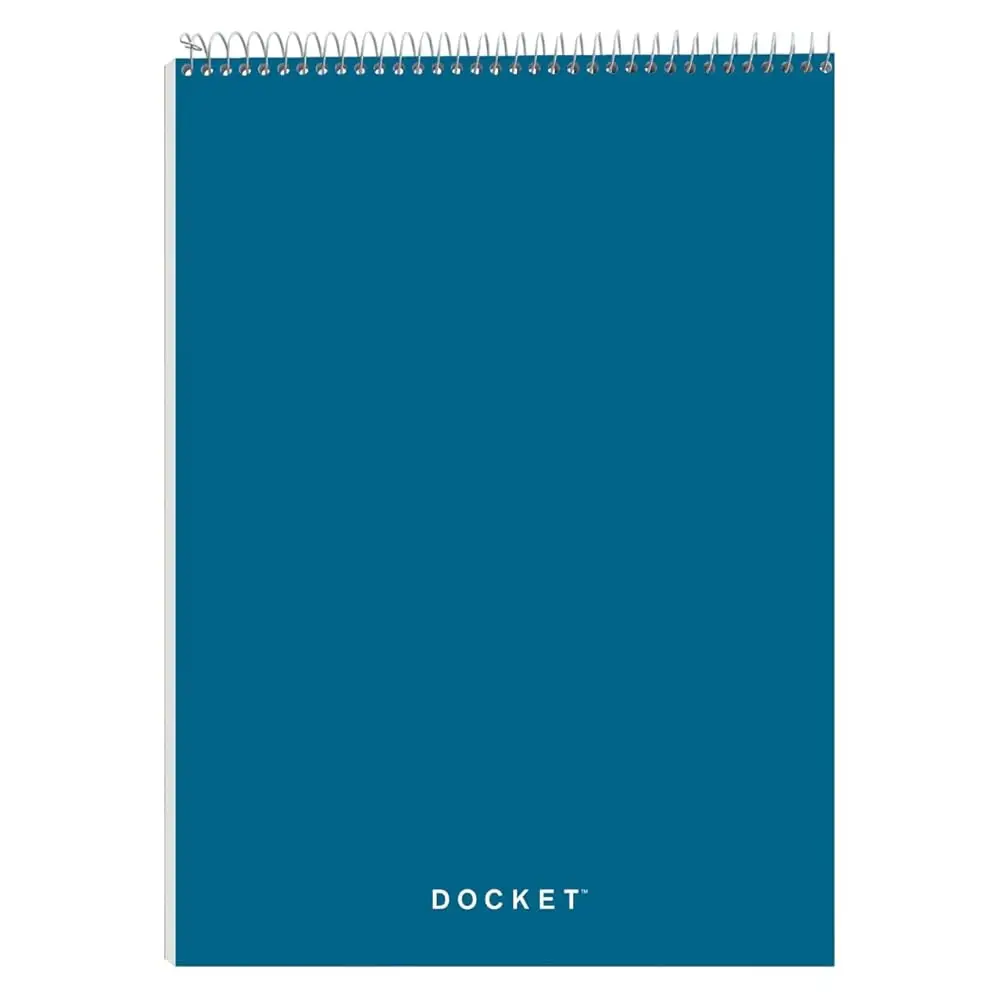 

Блокнот TOPS Docket Quadrille, на проволочной пружине, 8-1/2 x 11-3/4 дюймов, с разлиновкой Quad Rule (4 x 4), белая бумага, черные обложки, 70 листов в блокноте