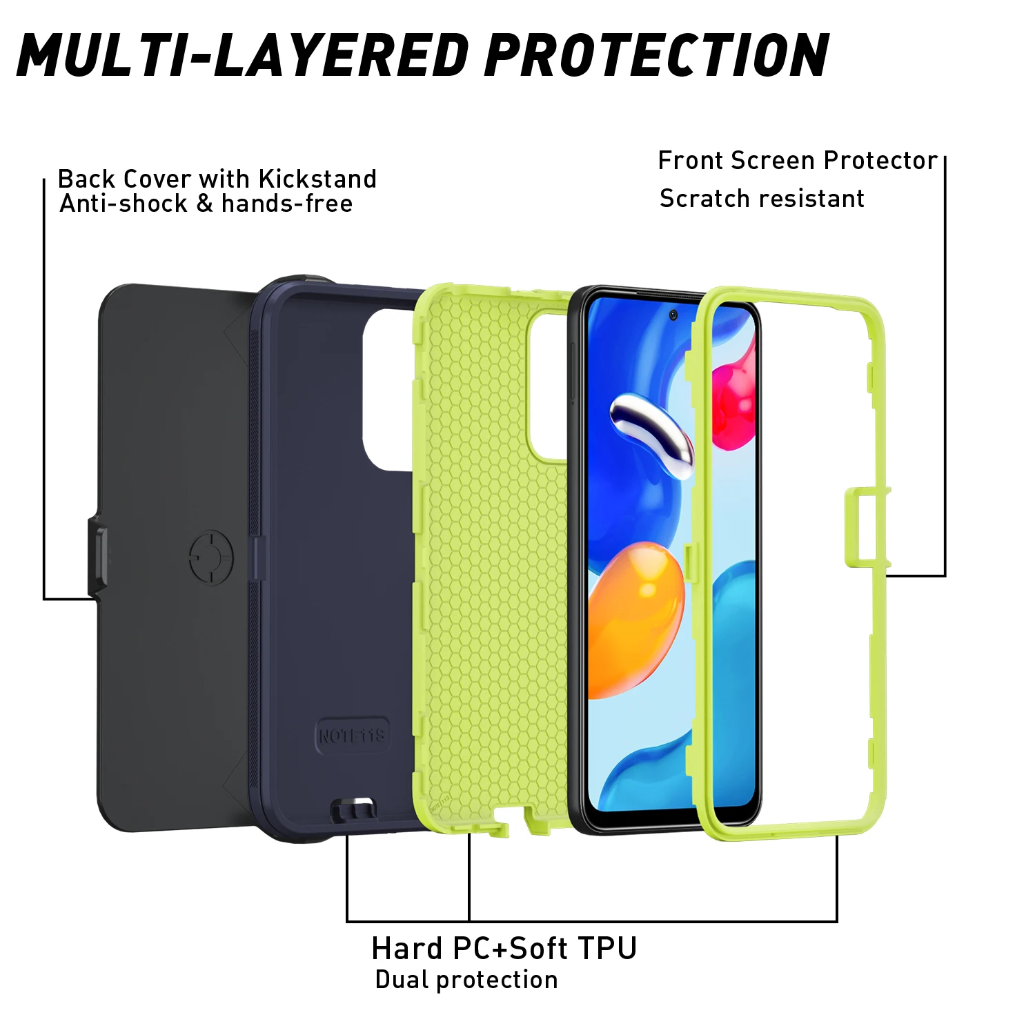 耐衝撃ディフェンダーケースサムスン A13 A50 A70 - Phone Cases Uae のレビューと価格