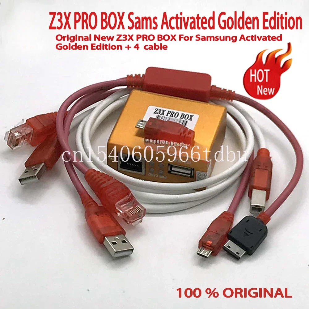 Pro with 4 Cable C3300k/P1000/USB/E210 for New UpdateS7, S6 S5 Note4 2023 Original New Z3X PRO SET Box Activated for Samsung And