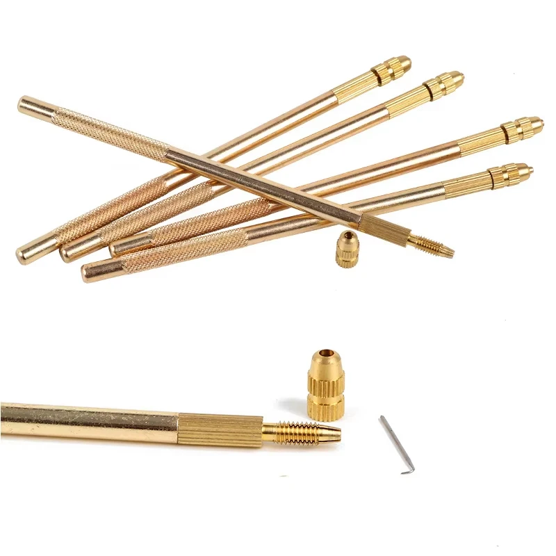 Detachable Brass Handle Ventilating Needle for Lace Wig Making & Repair, Wig Hair Extension Tools