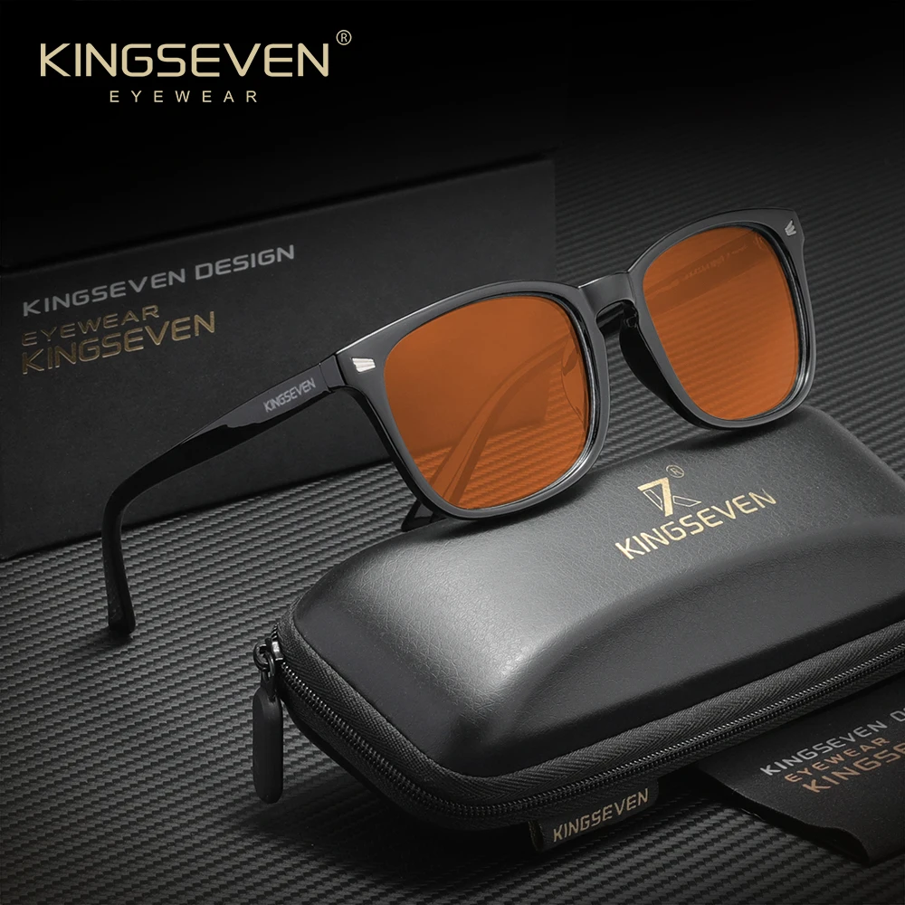Gaming Glasses Tinted - KINGSEVEN Brand Men Women Blue Light