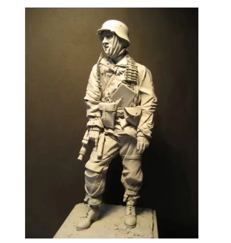 1/16 الراتنج الجندي عدة اليدوية تمثال مصغر نموذج أبيض ثلاثية الأبعاد مطبوعة لعبة مجسمة المفكك غير مصبوغ Gk إعطاء الأصدقاء هدية