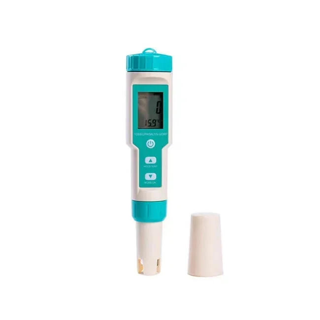 

New PH pen multifunctional water quality tester PH value TDS conductivity salinity meter temperature specific gravity orp 7 in 1