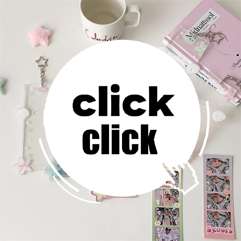 لطيف ستار أربعة مقصورة Photocard حامل حامل بطاقة الاكريليك المعبود صور تخزين بطاقة عرض حماية قلادة DIY بها بنفسك ديكور الهدايا