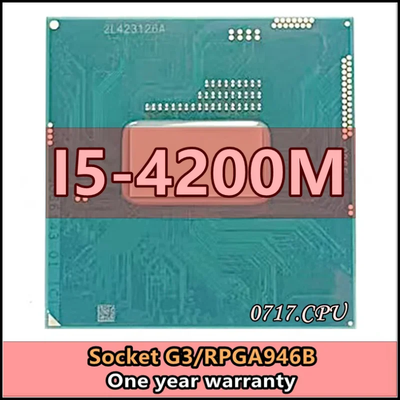 I5-4200M I5 4200M SR1HA 2.5 GHz Dual-Core Quad-Thread Prosesor CPU 3M 37 Watt Soket G3/RPGA946B