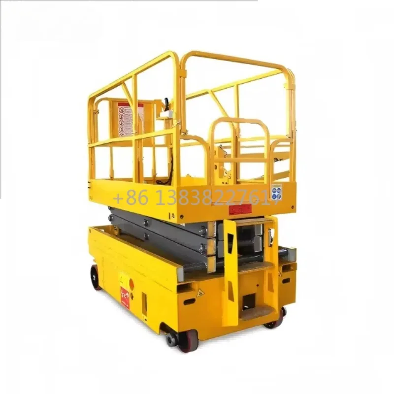 Factory Direct Supply 4m-18m Automatic Self-propelled Hydraulic Scissor Lift Aerial Lifting Platform view 4