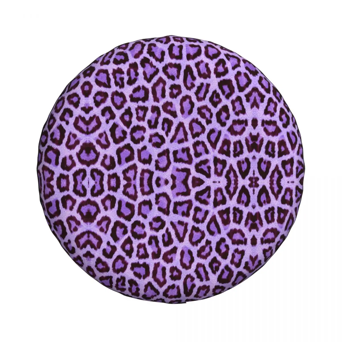 Leopard Purple Spare Tire Cover for Jeep Pajero SUV RV Car Wheel Protectors Accessories 14