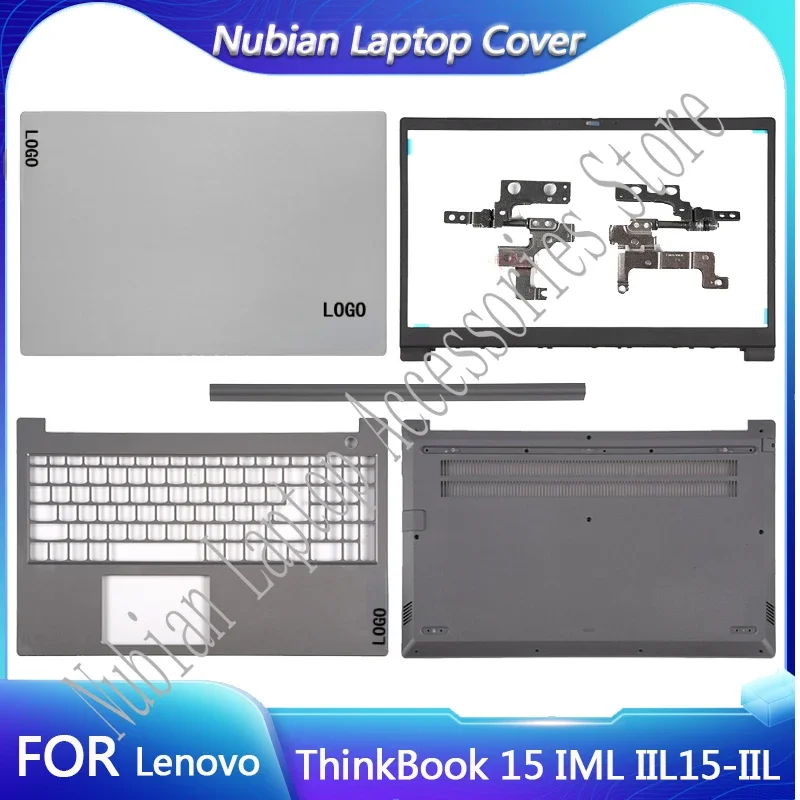 

New For Lenovo ThinkBook 15 IML IIL15-IIL 15-IML 4ELVALCLV50 LCD Screen Back Cover Front Bezel Palmrest Bottom Case