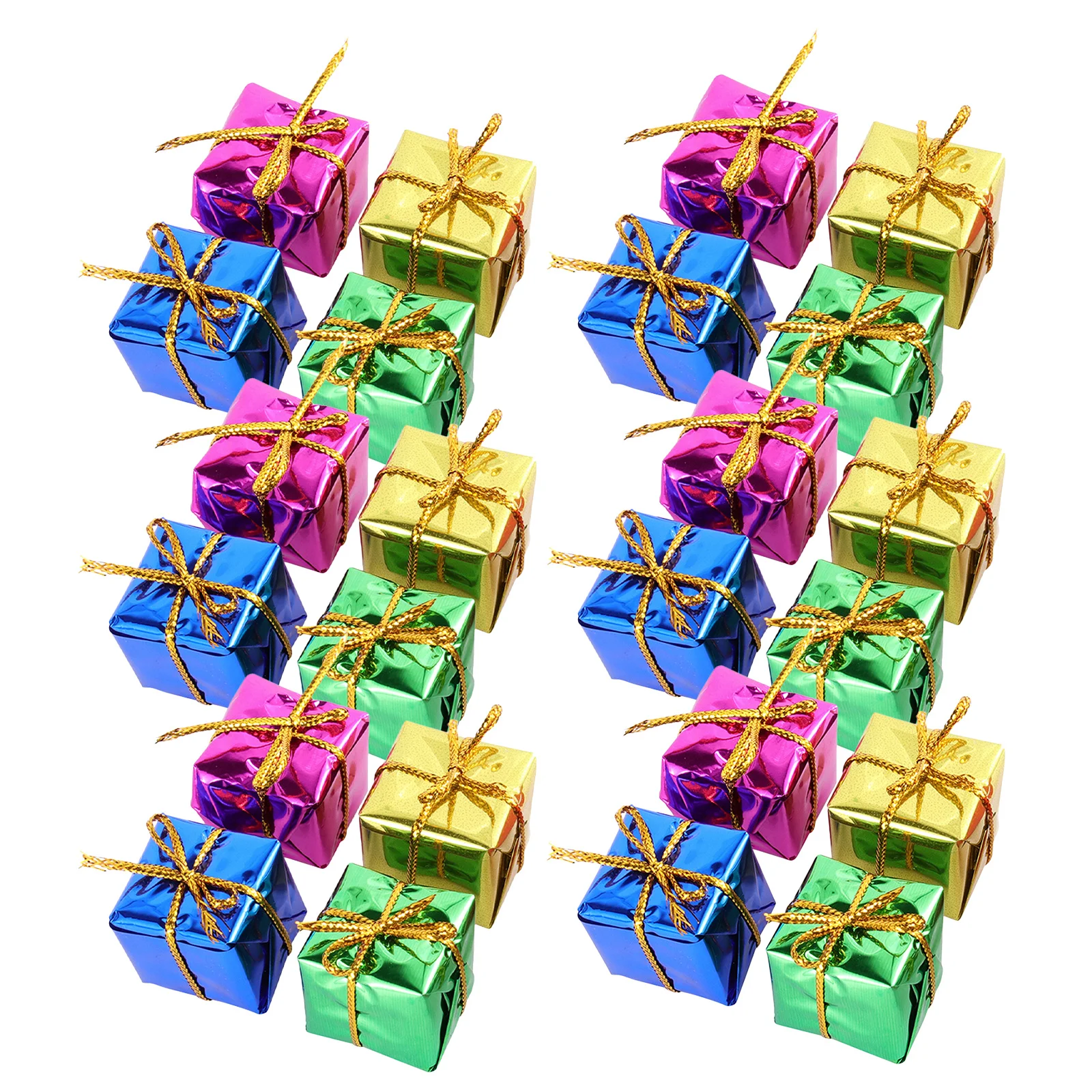 

96 Pcs Christmas Decor for Crafts Miniature Ornaments Hanging Decorations Table Centerpiece Festive