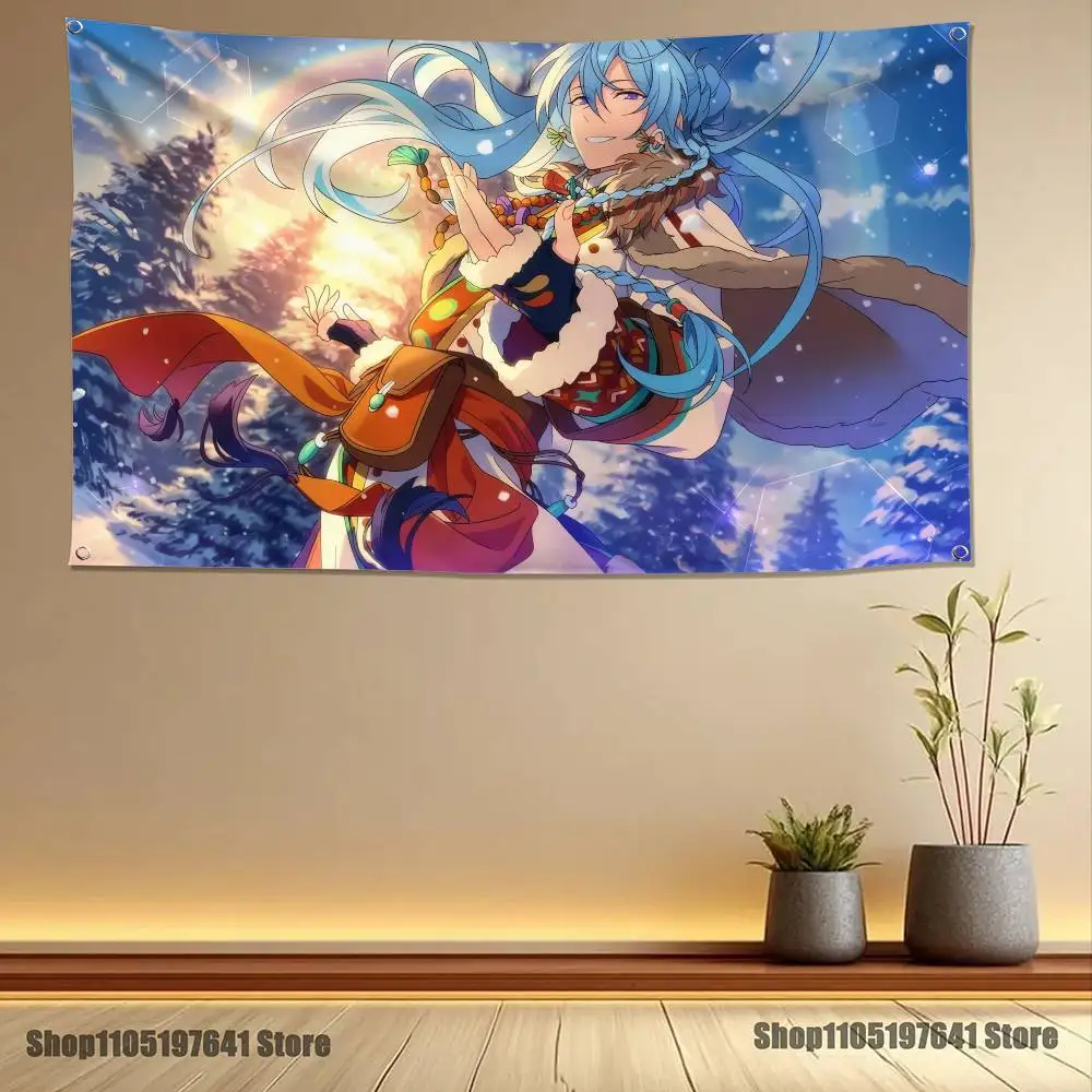 E-Ensembles S-Stars Wataru H-Hibiki Flags for camping living room bedroom party carnival booth interior decorations