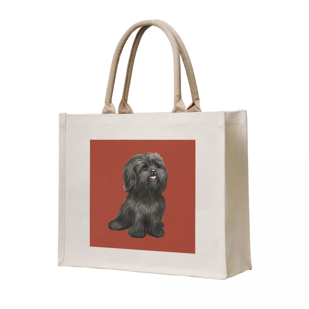

Shih Tzu - Black cutie Tote Bag Customizable tote bag tote bag women bags men