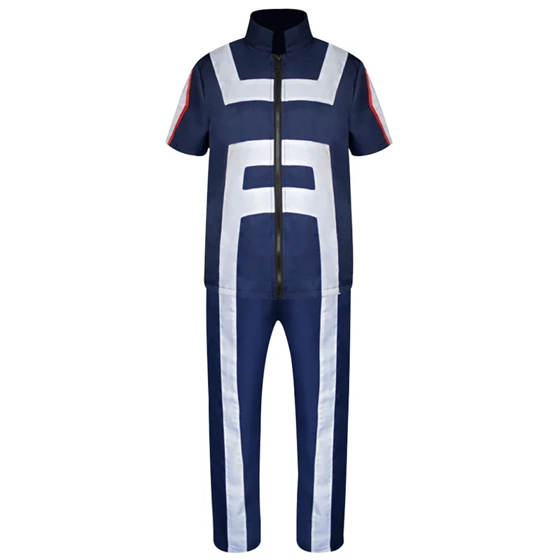 Anime Boku no Hero Academia Bakugou Katsuki Iida Tenya Todoroki Shouto Cosplay Costume My Hero Academia Sportswear Tops + Pants