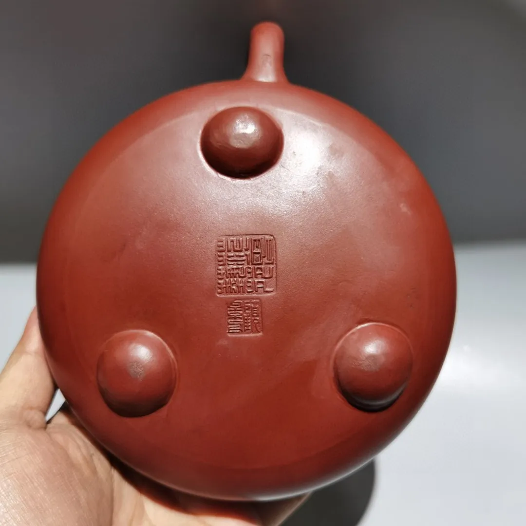 Yixing Purple Clay Teapot Bodhidharma Beast Pattern Ruyi lid stone ladle pot Kettle Teapot Flagon Amass wealth Ornaments