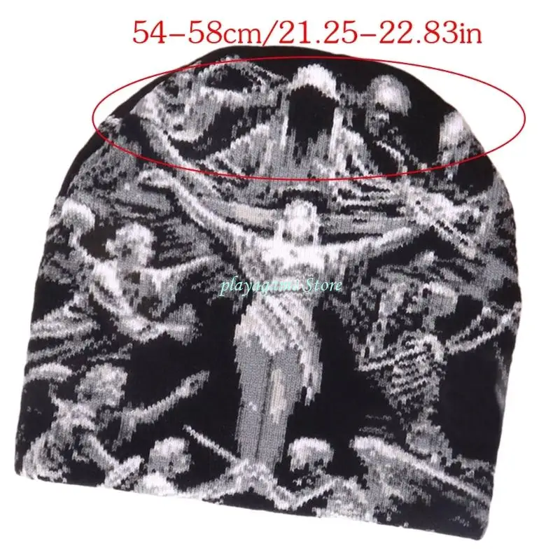 Y88A قبعة محبوكة خفيفة الوزن Y2kbug الراحة في مهرجان الموسيقى #6