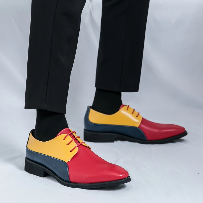 Zapatos de cuero Oxford para hombre, calzado Formal de vestir, informal, de alta calidad, para fiesta de boda