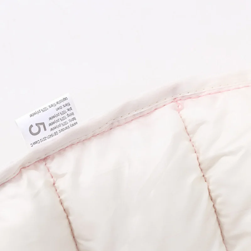 الفتيان الفتيات أسفل سترة 2025 جديد الاطفال شتاء دافئ مطبوعة صدرية آذان الطفل مقنعين ملابس خارجية الأطفال الخريف ملابس كاجوال 1-5Y