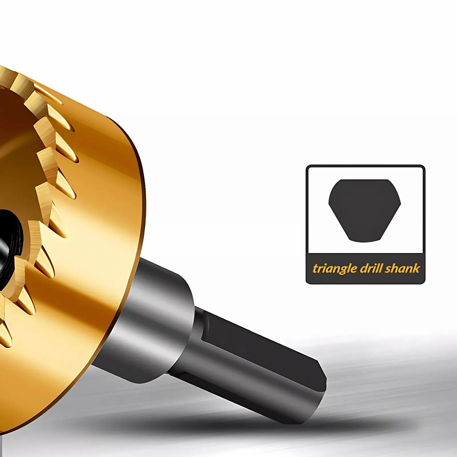 1Pcs Ø12mm to Ø80 mm HSS Titanium Drill Bit Hole Saw Stainless Steel Metal Alloy Cutter