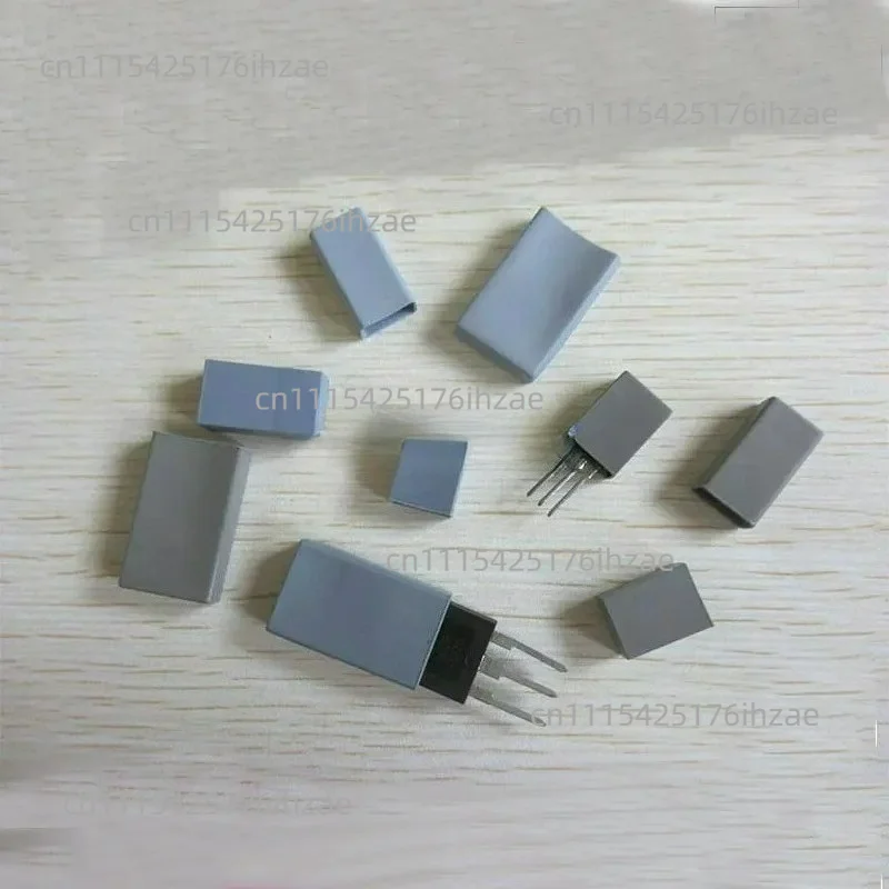 TO-3PA High Thermal Conductivity Silica Gel Cap Sleeve Insulation Cap Sleeve Heat Dissipation Silicon Rubber Cap Sleeve