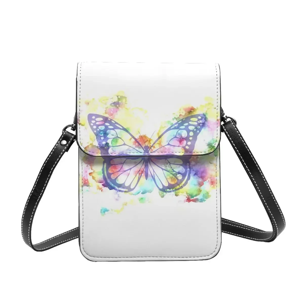 

Ocean Day Flutterbye Shoulder Bag butterfly Woman Bulk Mobile Phone Bag Vintage Leather Travel Bags