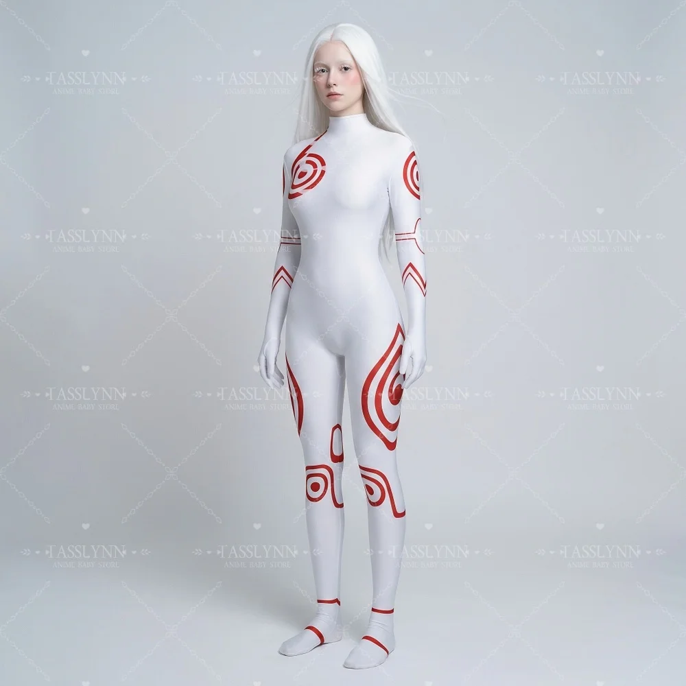 

Shiro Deadman Wonderland Zentai Cos Suit, Shiro Bodysuit for Anime Photoshoot & Dark Theme Party Shiro Cosplay Costume