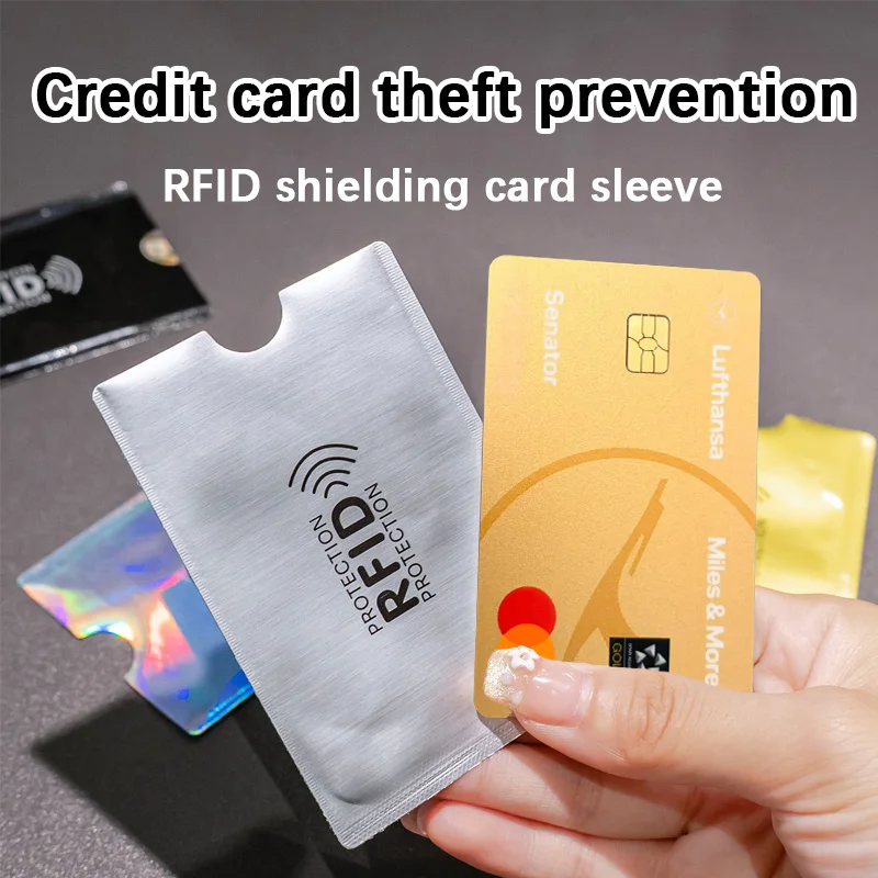10PCS Protetor Antifurto para Cartão de Crédito RFID, Capa Protetora para Cartões, Novo e em Alta Venda