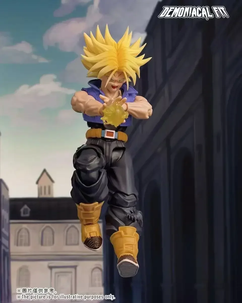 Dragon Ball Z Demonische Fit Trunks De jongen uit de toekomstige zoon Action Figure Trunks Modelcollectie Speelgoedcadeau op voorraad