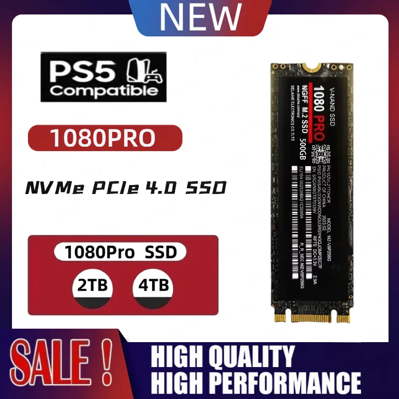 Original 108OPRO PCIe 4.0 NVMe M.2 2280 SSD Fast Data Transfer for Gaming Productivity,with 1TB, 2TB, and 4TB Options