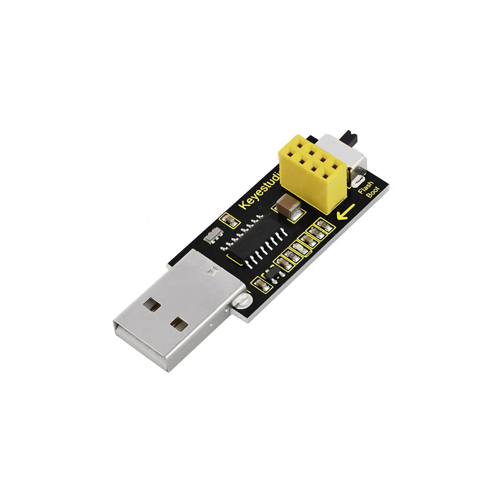 KEYESTUDIO ESP 01 Wireless Module Remote Serial Port ESP8266 WIFI Programmer Shield Module for Arduino DIY Projects Study Module