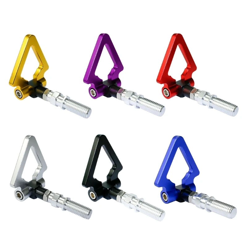 Aluminum Front/Rear Japanese Car Trailer Tow Hook Ring Kit 6 Colors Options