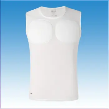 3D falešné svalové tričko mužské cosplay paže hrudník spodní prádlo párty tvarovač těla neviditelná břišní podložka korzet top tílka 10 nejlepší prodej falešné svaly na hrudi - №2