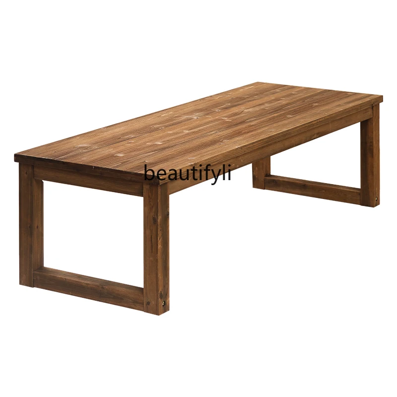 Coffee Table Desk Rectangular Tatami Window Sill Chinese Style Japanese Style Tea Japanese Style Solid Wood Low Table