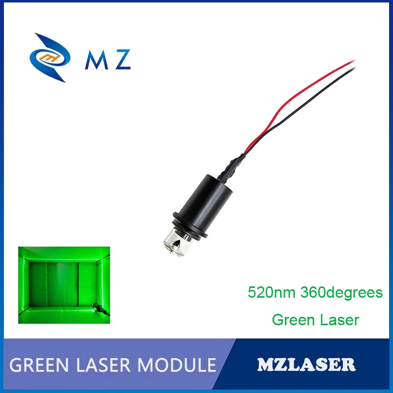 

Green Line Laser Diode Module Hot Selling Compact 520nm 100mW 360 Degrees Laser ACC Drive Type For Laser Level Industrial Grade