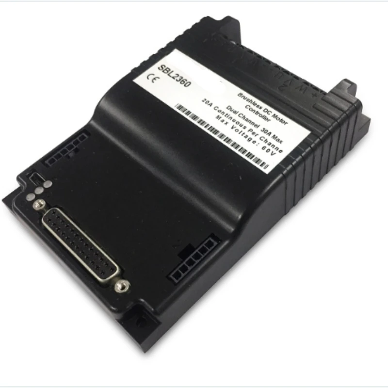 Brushless DC Motor Controller, Dual Channel, 2 x 30A, 60V, USB, STO, CAN, Trapezoidal/Sinusoidal, FOC, 14 Dig/Ana IO, Cooli