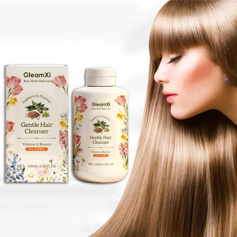 

Gentle Hair Cleanser Shampoo,Argan Oil Herbal mild cleaning Nourishing Voluming Moisturizing Shampoo,Sulphate Free,No Foam