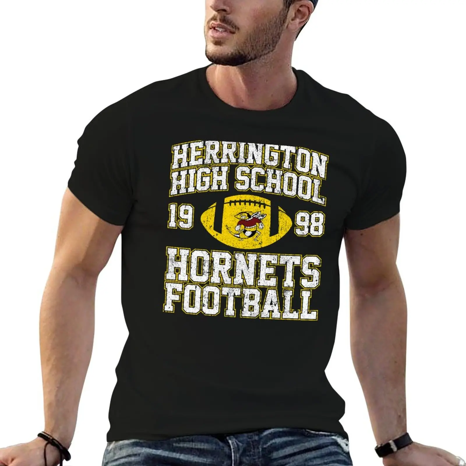 Herrington Hornets Football - The Faculty T-Shirt graphic t shirt vintage vintage t shirts mens graphic t-shirts big and tall