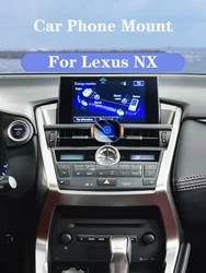 15W Wireless Charger Phone Stand For Lexus NX200/NX300h/NX300 2014-2021 NX 250 350 350h 450h 2022-2024 Ventilation Vent Support
