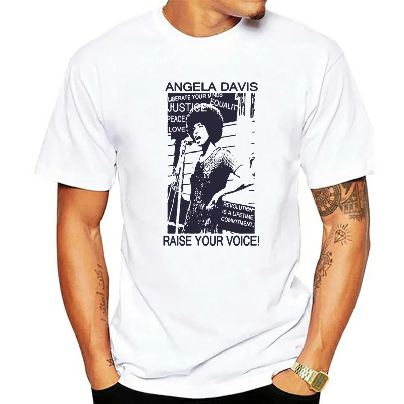 Angela Davis T-shirt MLK Ferguson Mike Brown Nelson Mandela new Malcolm X