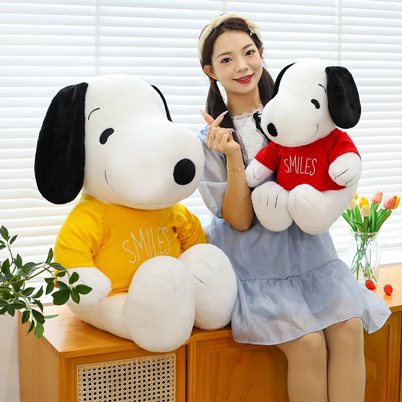 

Kawaii 65cm Cartoon Cute Snoopy Plush Toy Pillow Sofa Back Plush Doll Gifts for Children Christmas Birthday Xmas Children Gift