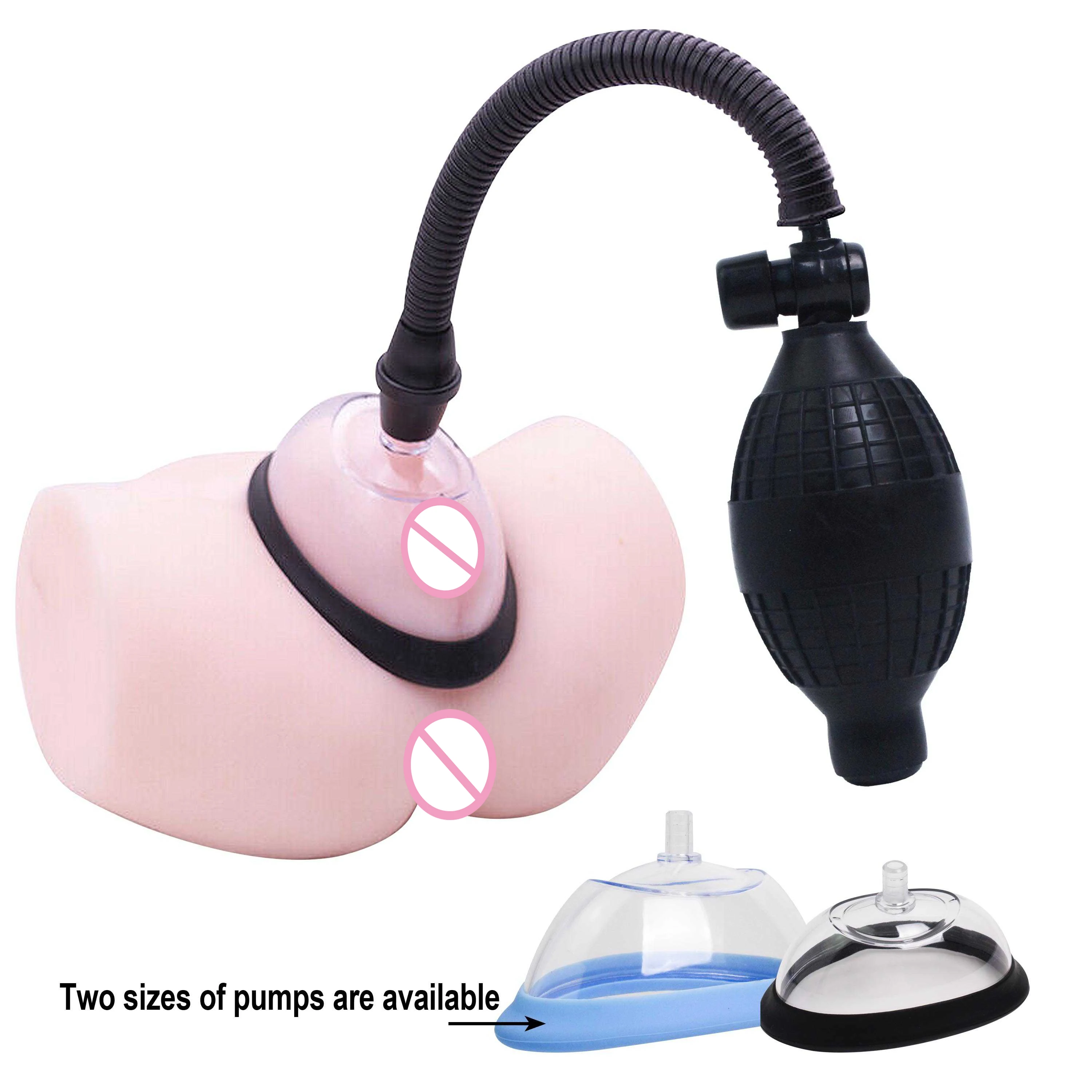 Manual Press Ball Vagina Pump Breast Sucking Massager Vaginal Clitoral Suction Cup Women Nipple Stimulator Enlarge Pump Sex Toys