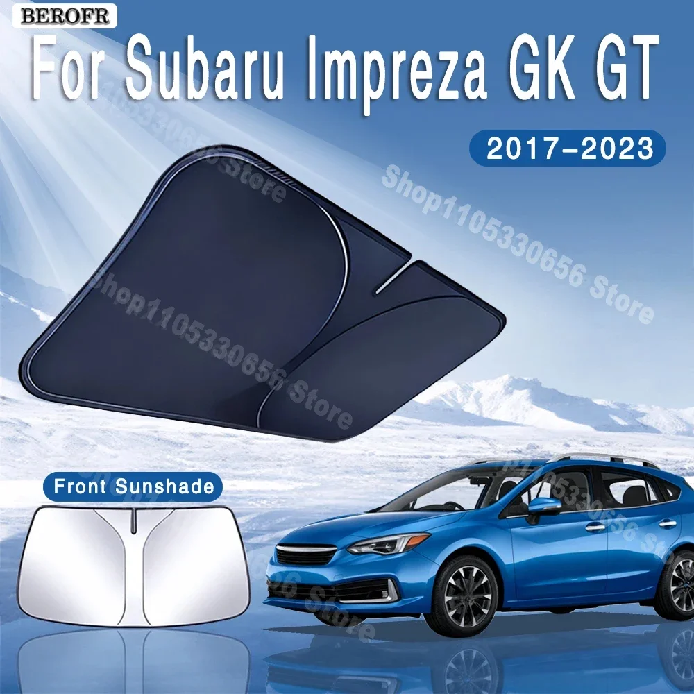 For Subaru Impreza GK GT 2017~2023 2018 2020 MK5 Car Sun Visor Front Windshield Sunshade Heat Insulation Summer Auto Accessories