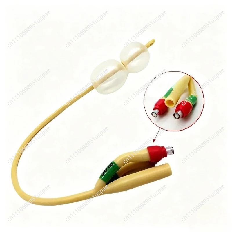 MTS 1pcs Latex foley catheter 3 way double balloon silicone coating urinal for men urinal female incontinence urinary catheter