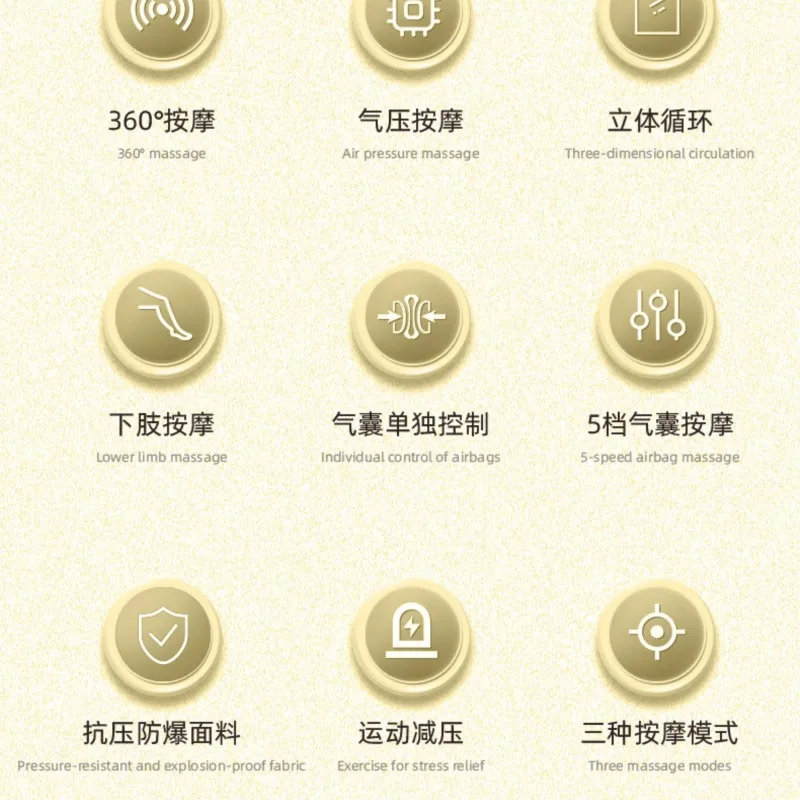 Air Compression Recovery System, Professional Sequential Training device, Foot Leg Recovery Boots for Improved Circulation